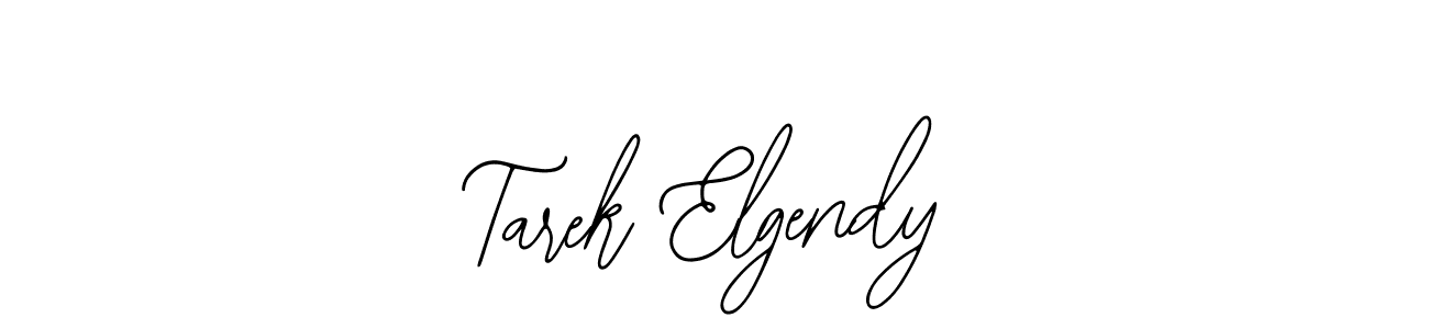 Bearetta-2O07w is a professional signature style that is perfect for those who want to add a touch of class to their signature. It is also a great choice for those who want to make their signature more unique. Get Tarek Elgendy name to fancy signature for free. Tarek Elgendy signature style 12 images and pictures png