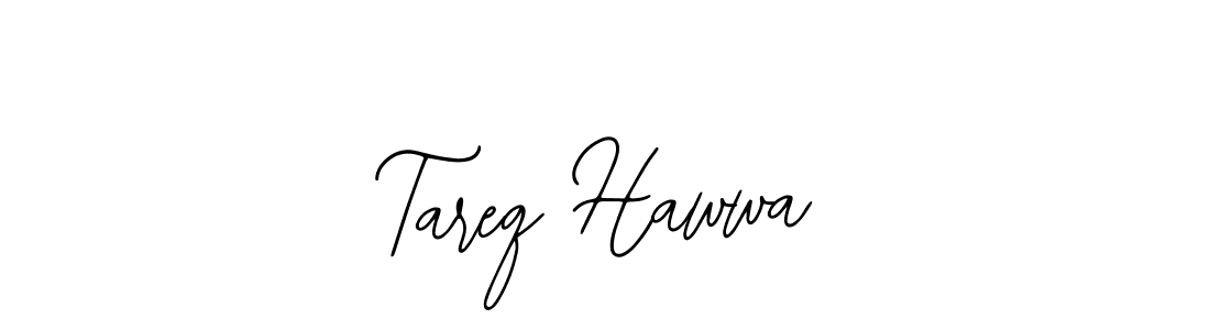 The best way (Bearetta-2O07w) to make a short signature is to pick only two or three words in your name. The name Tareq Hawwa include a total of six letters. For converting this name. Tareq Hawwa signature style 12 images and pictures png
