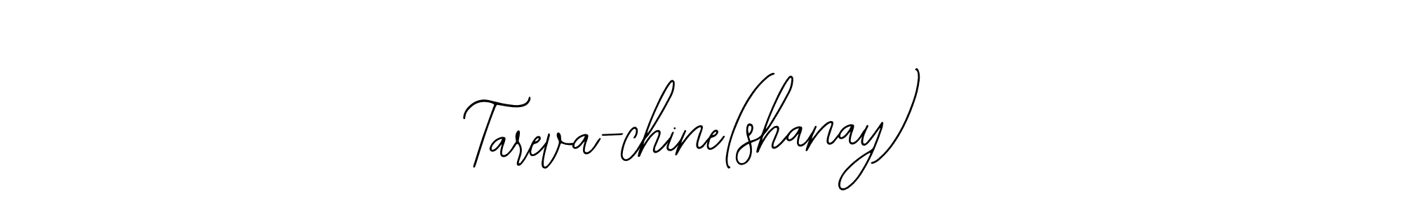 The best way (Bearetta-2O07w) to make a short signature is to pick only two or three words in your name. The name Tareva-chine(shanay) include a total of six letters. For converting this name. Tareva-chine(shanay) signature style 12 images and pictures png
