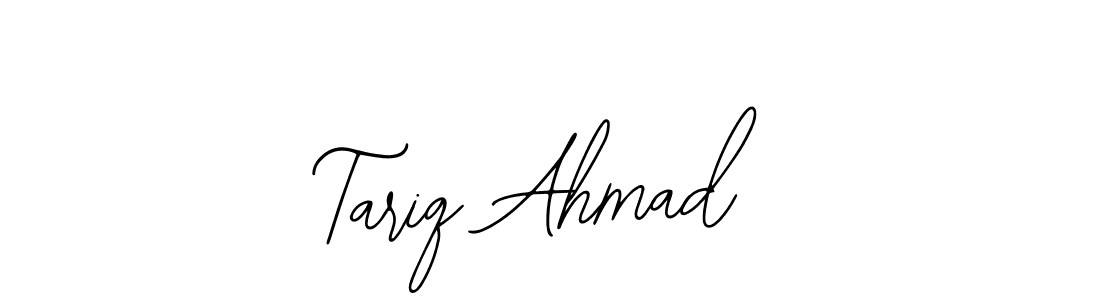 if you are searching for the best signature style for your name Tariq Ahmad. so please give up your signature search. here we have designed multiple signature styles  using Bearetta-2O07w. Tariq Ahmad signature style 12 images and pictures png