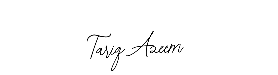 if you are searching for the best signature style for your name Tariq Azeem. so please give up your signature search. here we have designed multiple signature styles  using Bearetta-2O07w. Tariq Azeem signature style 12 images and pictures png