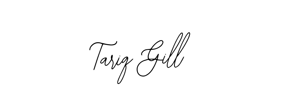 Make a beautiful signature design for name Tariq Gill. Use this online signature maker to create a handwritten signature for free. Tariq Gill signature style 12 images and pictures png