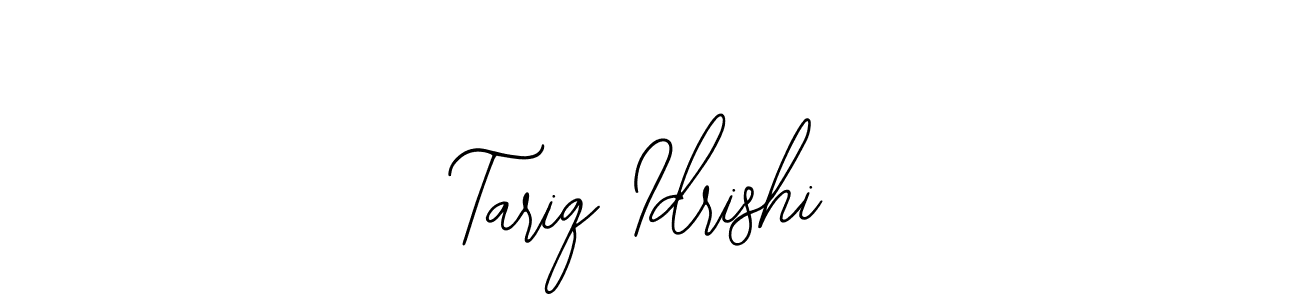 How to make Tariq Idrishi name signature. Use Bearetta-2O07w style for creating short signs online. This is the latest handwritten sign. Tariq Idrishi signature style 12 images and pictures png