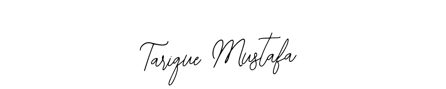 Bearetta-2O07w is a professional signature style that is perfect for those who want to add a touch of class to their signature. It is also a great choice for those who want to make their signature more unique. Get Tarique Mustafa name to fancy signature for free. Tarique Mustafa signature style 12 images and pictures png