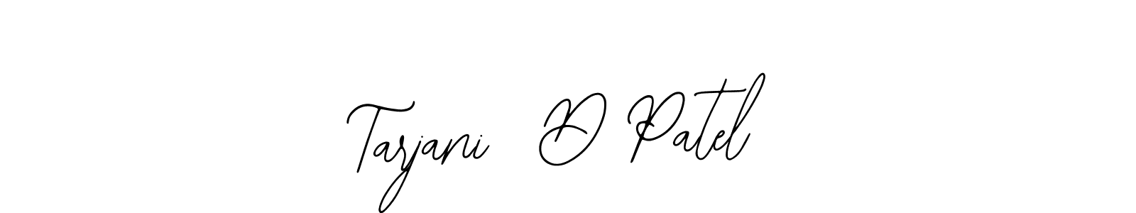 Check out images of Autograph of Tarjani  D Patel name. Actor Tarjani  D Patel Signature Style. Bearetta-2O07w is a professional sign style online. Tarjani  D Patel signature style 12 images and pictures png