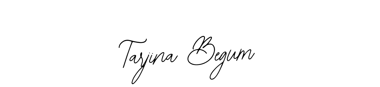 Make a beautiful signature design for name Tarjina Begum. Use this online signature maker to create a handwritten signature for free. Tarjina Begum signature style 12 images and pictures png