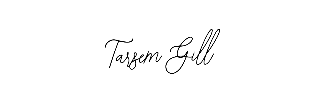 Make a beautiful signature design for name Tarsem Gill. Use this online signature maker to create a handwritten signature for free. Tarsem Gill signature style 12 images and pictures png