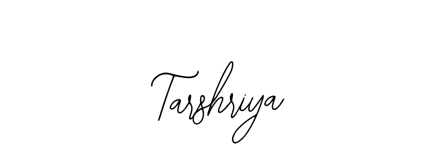 Design your own signature with our free online signature maker. With this signature software, you can create a handwritten (Bearetta-2O07w) signature for name Tarshriya. Tarshriya signature style 12 images and pictures png