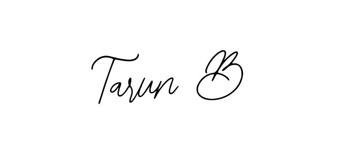 Design your own signature with our free online signature maker. With this signature software, you can create a handwritten (Bearetta-2O07w) signature for name Tarun B. Tarun B signature style 12 images and pictures png