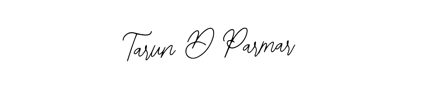 How to make Tarun D Parmar name signature. Use Bearetta-2O07w style for creating short signs online. This is the latest handwritten sign. Tarun D Parmar signature style 12 images and pictures png
