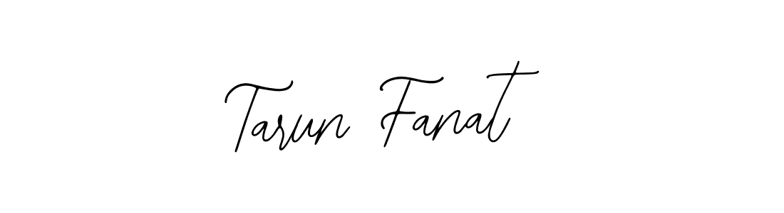 How to make Tarun Fanat name signature. Use Bearetta-2O07w style for creating short signs online. This is the latest handwritten sign. Tarun Fanat signature style 12 images and pictures png