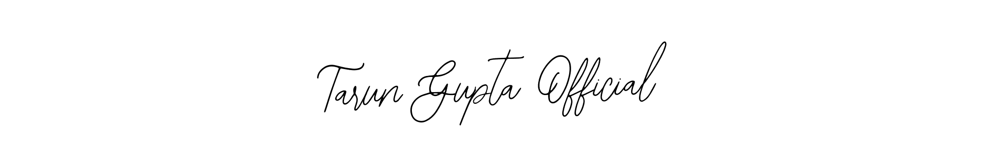 Create a beautiful signature design for name Tarun Gupta Official. With this signature (Bearetta-2O07w) fonts, you can make a handwritten signature for free. Tarun Gupta Official signature style 12 images and pictures png