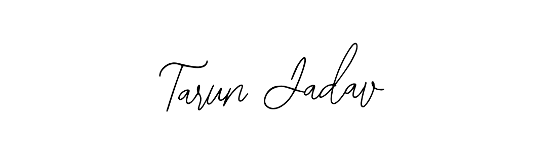 You should practise on your own different ways (Bearetta-2O07w) to write your name (Tarun Jadav) in signature. don't let someone else do it for you. Tarun Jadav signature style 12 images and pictures png