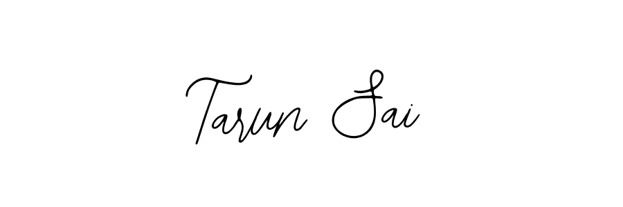 Use a signature maker to create a handwritten signature online. With this signature software, you can design (Bearetta-2O07w) your own signature for name Tarun Sai. Tarun Sai signature style 12 images and pictures png