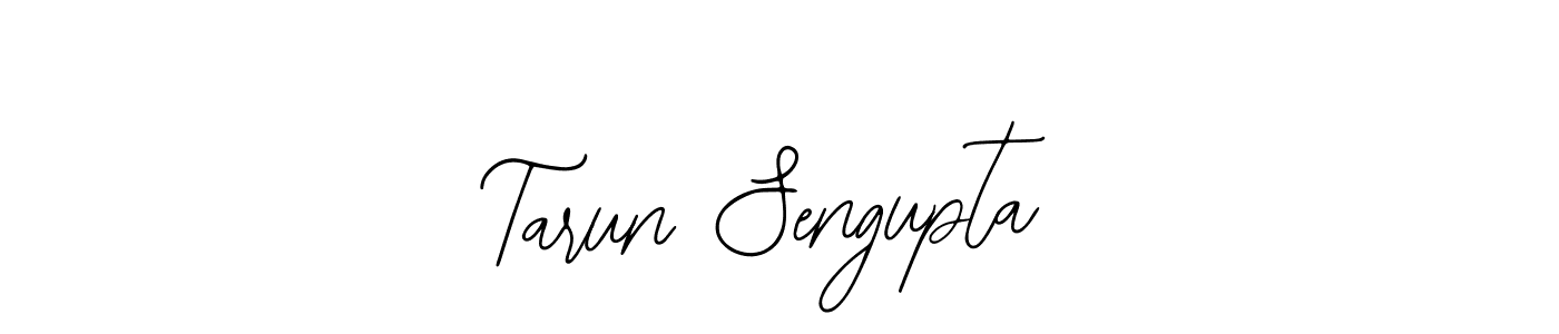 You should practise on your own different ways (Bearetta-2O07w) to write your name (Tarun Sengupta) in signature. don't let someone else do it for you. Tarun Sengupta signature style 12 images and pictures png