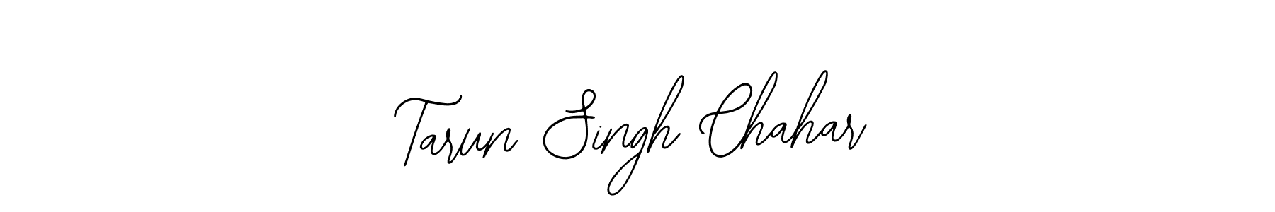 Make a short Tarun Singh Chahar signature style. Manage your documents anywhere anytime using Bearetta-2O07w. Create and add eSignatures, submit forms, share and send files easily. Tarun Singh Chahar signature style 12 images and pictures png