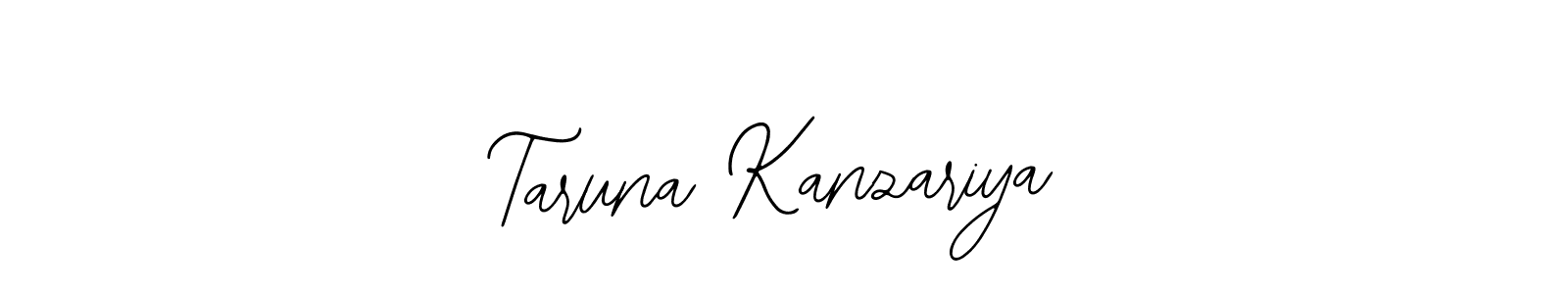 Also we have Taruna Kanzariya name is the best signature style. Create professional handwritten signature collection using Bearetta-2O07w autograph style. Taruna Kanzariya signature style 12 images and pictures png