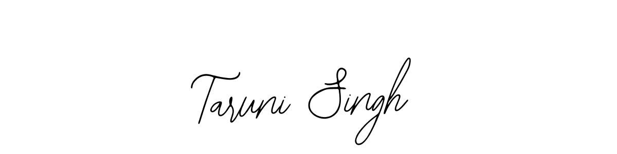 if you are searching for the best signature style for your name Taruni Singh. so please give up your signature search. here we have designed multiple signature styles  using Bearetta-2O07w. Taruni Singh signature style 12 images and pictures png