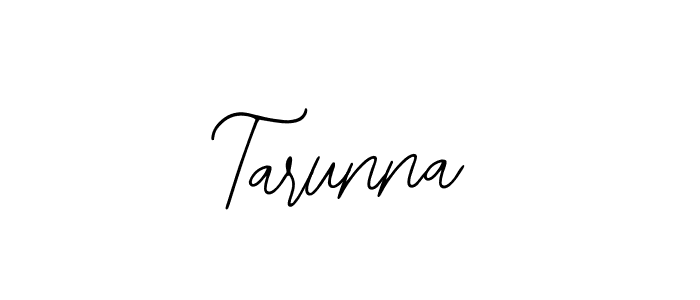 The best way (Bearetta-2O07w) to make a short signature is to pick only two or three words in your name. The name Tarunna include a total of six letters. For converting this name. Tarunna signature style 12 images and pictures png