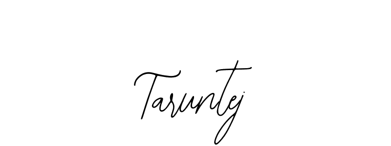 Make a beautiful signature design for name Taruntej. With this signature (Bearetta-2O07w) style, you can create a handwritten signature for free. Taruntej signature style 12 images and pictures png