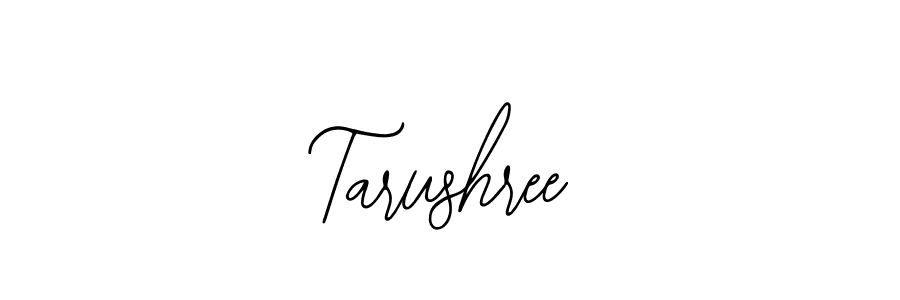 How to make Tarushree name signature. Use Bearetta-2O07w style for creating short signs online. This is the latest handwritten sign. Tarushree signature style 12 images and pictures png