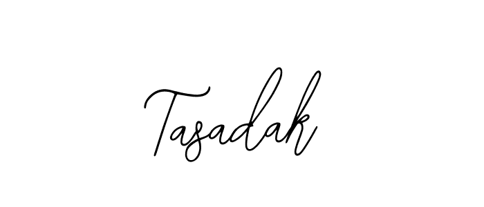 How to make Tasadak name signature. Use Bearetta-2O07w style for creating short signs online. This is the latest handwritten sign. Tasadak signature style 12 images and pictures png