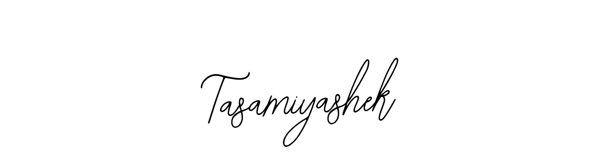 Use a signature maker to create a handwritten signature online. With this signature software, you can design (Bearetta-2O07w) your own signature for name Tasamiyashek. Tasamiyashek signature style 12 images and pictures png