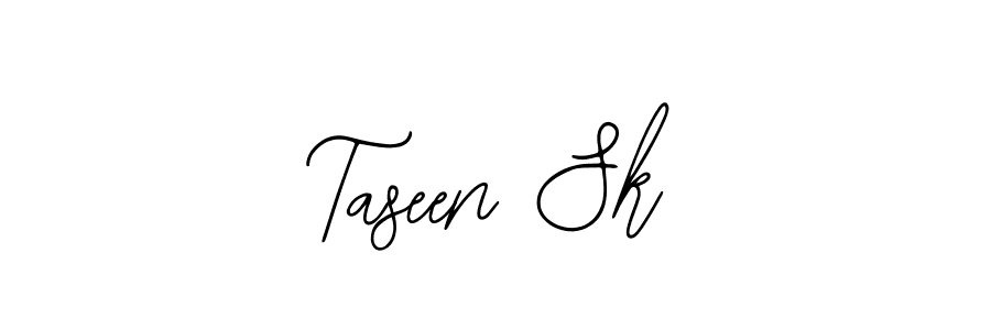 You should practise on your own different ways (Bearetta-2O07w) to write your name (Taseen Sk) in signature. don't let someone else do it for you. Taseen Sk signature style 12 images and pictures png