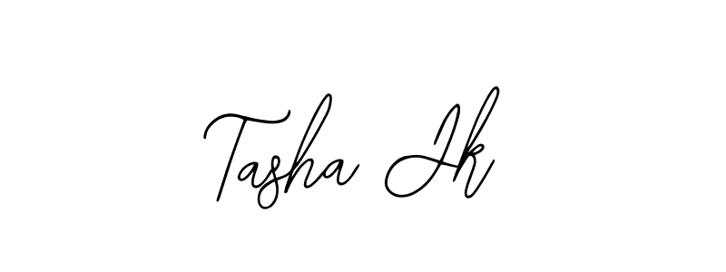 Design your own signature with our free online signature maker. With this signature software, you can create a handwritten (Bearetta-2O07w) signature for name Tasha Jk. Tasha Jk signature style 12 images and pictures png