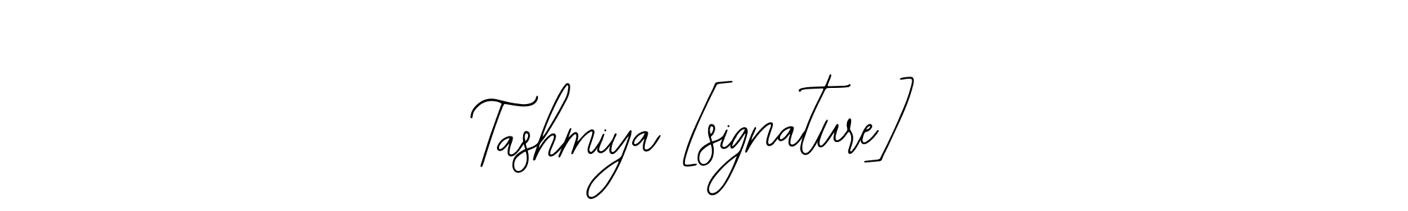 How to make Tashmiya [signature] signature? Bearetta-2O07w is a professional autograph style. Create handwritten signature for Tashmiya [signature] name. Tashmiya [signature] signature style 12 images and pictures png