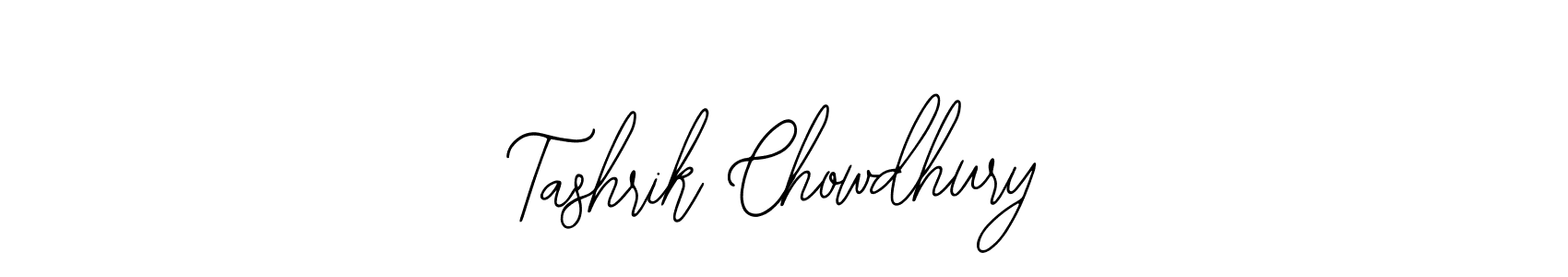 if you are searching for the best signature style for your name Tashrik Chowdhury. so please give up your signature search. here we have designed multiple signature styles  using Bearetta-2O07w. Tashrik Chowdhury signature style 12 images and pictures png