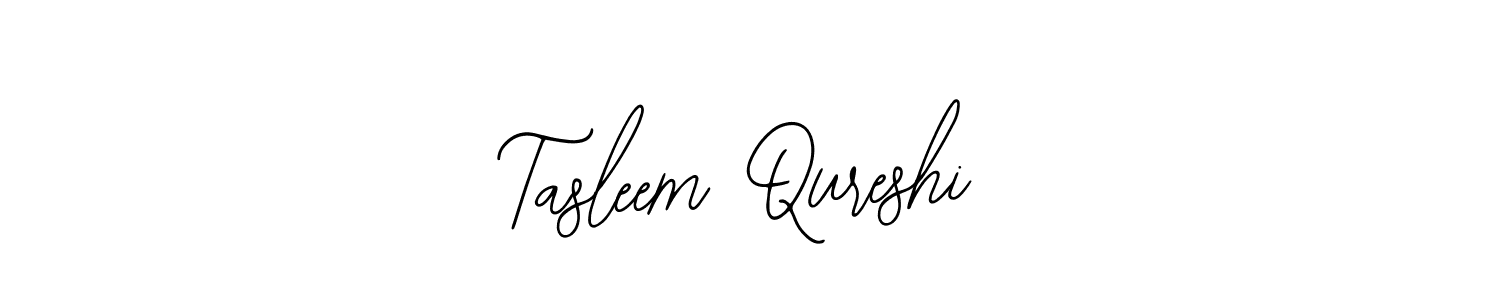 Tasleem Qureshi stylish signature style. Best Handwritten Sign (Bearetta-2O07w) for my name. Handwritten Signature Collection Ideas for my name Tasleem Qureshi. Tasleem Qureshi signature style 12 images and pictures png