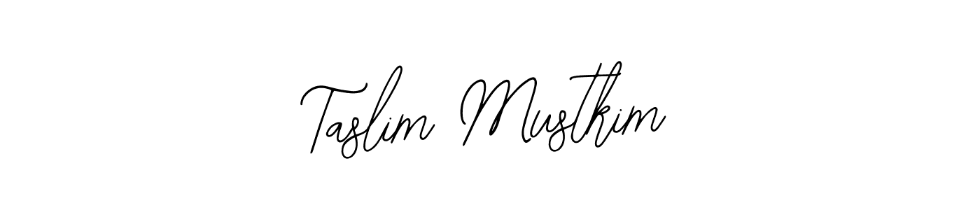 The best way (Bearetta-2O07w) to make a short signature is to pick only two or three words in your name. The name Taslim Mustkim include a total of six letters. For converting this name. Taslim Mustkim signature style 12 images and pictures png
