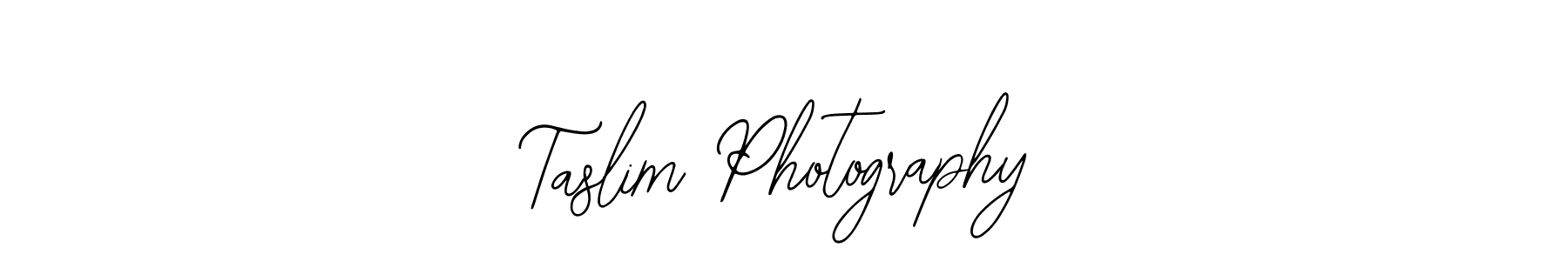 Similarly Bearetta-2O07w is the best handwritten signature design. Signature creator online .You can use it as an online autograph creator for name Taslim Photography. Taslim Photography signature style 12 images and pictures png