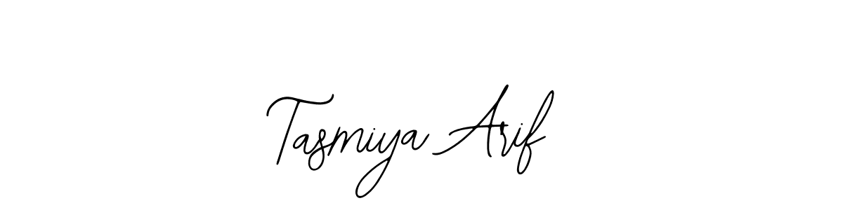 Use a signature maker to create a handwritten signature online. With this signature software, you can design (Bearetta-2O07w) your own signature for name Tasmiya Arif. Tasmiya Arif signature style 12 images and pictures png