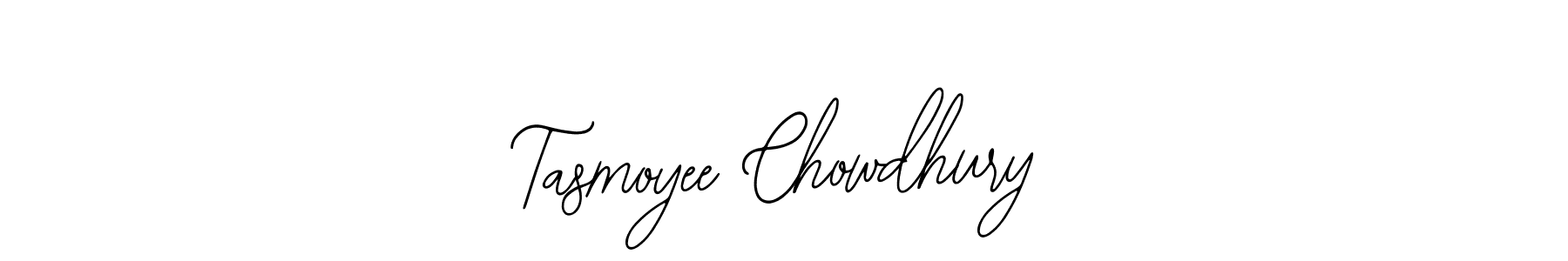 How to make Tasmoyee Chowdhury name signature. Use Bearetta-2O07w style for creating short signs online. This is the latest handwritten sign. Tasmoyee Chowdhury signature style 12 images and pictures png