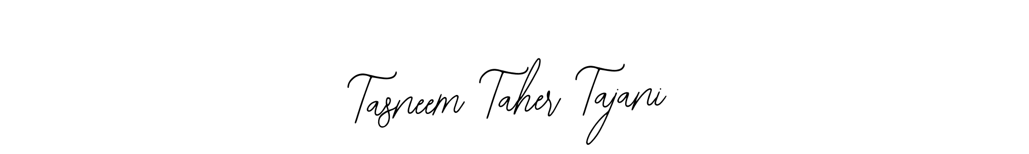 Similarly Bearetta-2O07w is the best handwritten signature design. Signature creator online .You can use it as an online autograph creator for name Tasneem Taher Tajani. Tasneem Taher Tajani signature style 12 images and pictures png