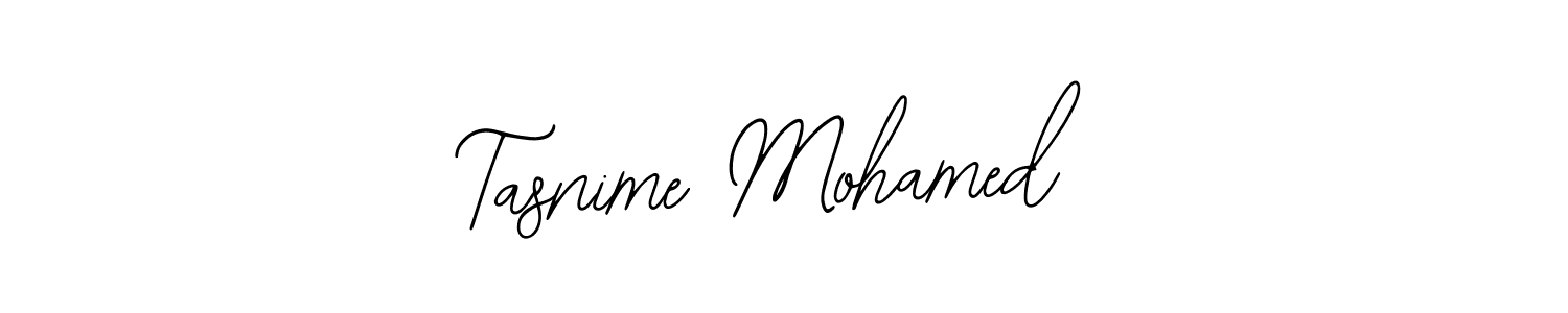 Create a beautiful signature design for name Tasnime Mohamed. With this signature (Bearetta-2O07w) fonts, you can make a handwritten signature for free. Tasnime Mohamed signature style 12 images and pictures png