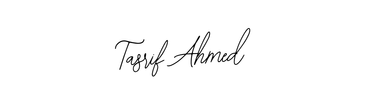 Bearetta-2O07w is a professional signature style that is perfect for those who want to add a touch of class to their signature. It is also a great choice for those who want to make their signature more unique. Get Tasrif Ahmed name to fancy signature for free. Tasrif Ahmed signature style 12 images and pictures png