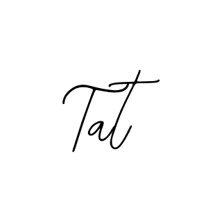 Tat stylish signature style. Best Handwritten Sign (Bearetta-2O07w) for my name. Handwritten Signature Collection Ideas for my name Tat. Tat signature style 12 images and pictures png
