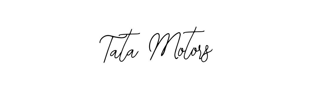 You should practise on your own different ways (Bearetta-2O07w) to write your name (Tata Motors) in signature. don't let someone else do it for you. Tata Motors signature style 12 images and pictures png
