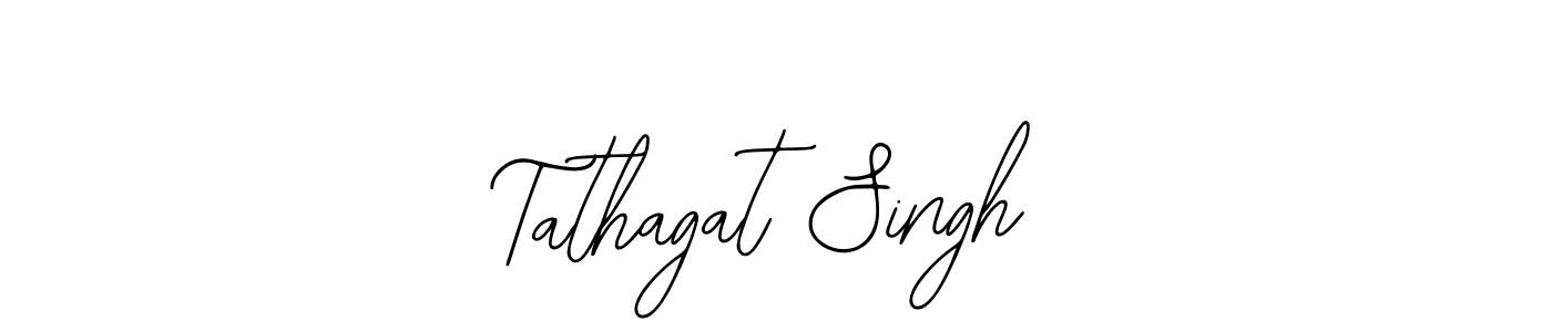 Use a signature maker to create a handwritten signature online. With this signature software, you can design (Bearetta-2O07w) your own signature for name Tathagat Singh. Tathagat Singh signature style 12 images and pictures png