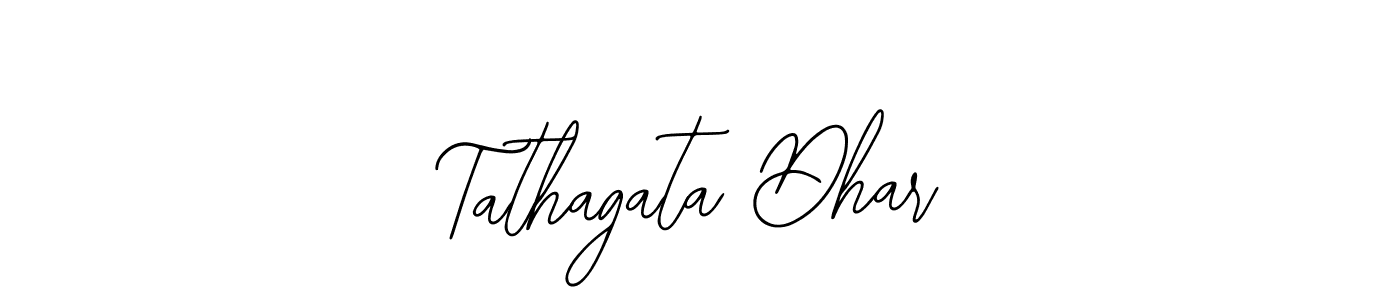 How to Draw Tathagata Dhar signature style? Bearetta-2O07w is a latest design signature styles for name Tathagata Dhar. Tathagata Dhar signature style 12 images and pictures png