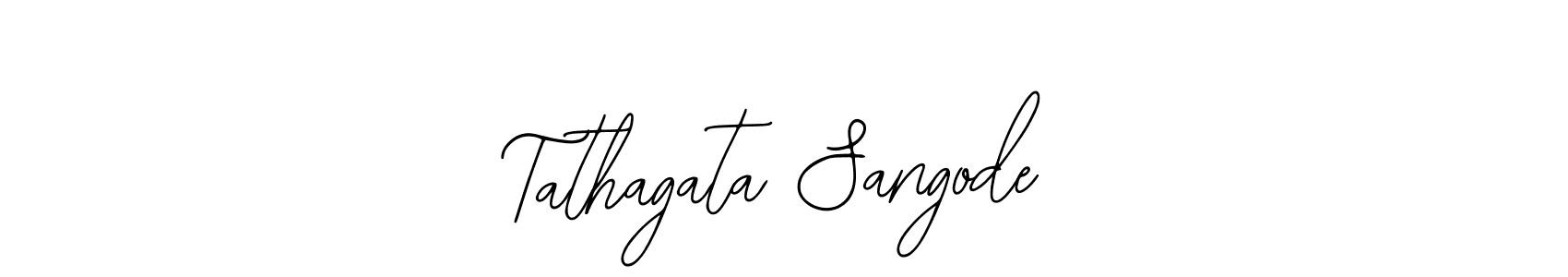 Bearetta-2O07w is a professional signature style that is perfect for those who want to add a touch of class to their signature. It is also a great choice for those who want to make their signature more unique. Get Tathagata Sangode name to fancy signature for free. Tathagata Sangode signature style 12 images and pictures png