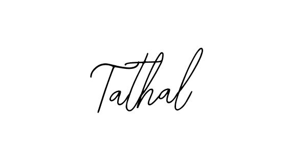 You should practise on your own different ways (Bearetta-2O07w) to write your name (Tathal) in signature. don't let someone else do it for you. Tathal signature style 12 images and pictures png