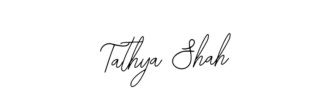 Tathya Shah stylish signature style. Best Handwritten Sign (Bearetta-2O07w) for my name. Handwritten Signature Collection Ideas for my name Tathya Shah. Tathya Shah signature style 12 images and pictures png