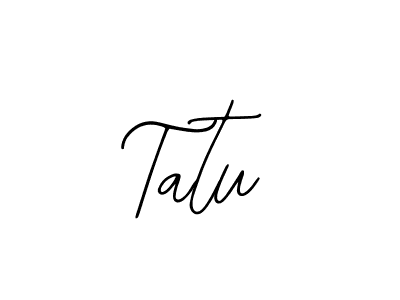 How to make Tatu name signature. Use Bearetta-2O07w style for creating short signs online. This is the latest handwritten sign. Tatu signature style 12 images and pictures png