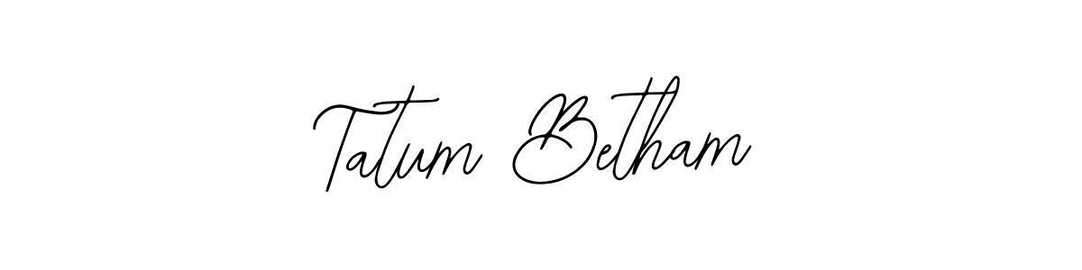 Best and Professional Signature Style for Tatum Betham. Bearetta-2O07w Best Signature Style Collection. Tatum Betham signature style 12 images and pictures png