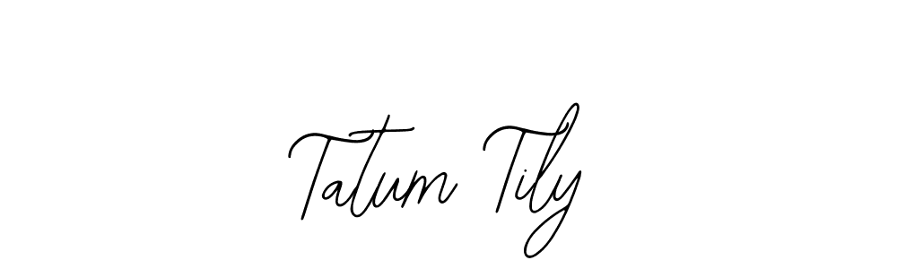 if you are searching for the best signature style for your name Tatum Tily. so please give up your signature search. here we have designed multiple signature styles  using Bearetta-2O07w. Tatum Tily signature style 12 images and pictures png