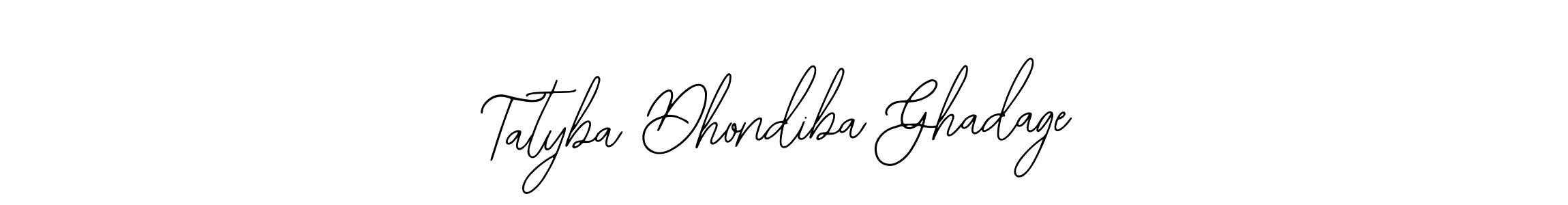 Also You can easily find your signature by using the search form. We will create Tatyba Dhondiba Ghadage name handwritten signature images for you free of cost using Bearetta-2O07w sign style. Tatyba Dhondiba Ghadage signature style 12 images and pictures png